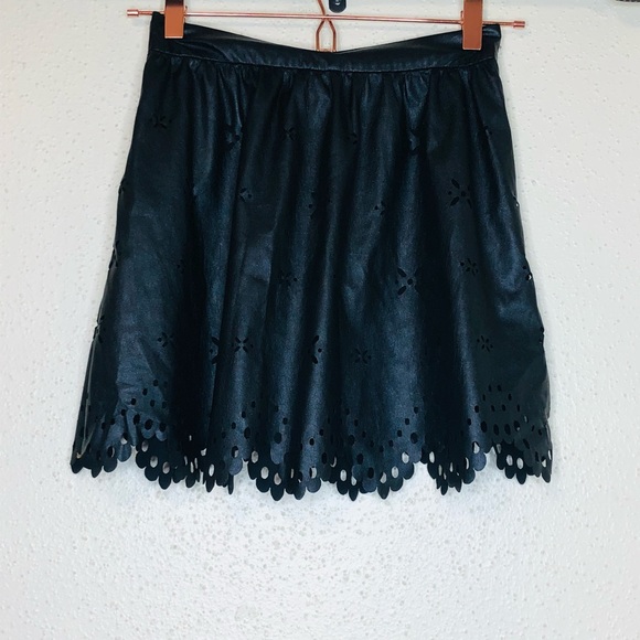 Urban Outfitter Sparkle and Cutout Mini Skirt - Picture 6 of 7